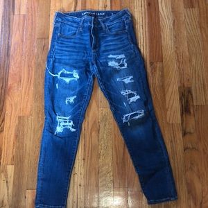 American eagle ripped jeans